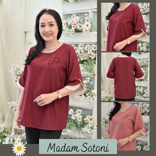 Madam Sotoni - Thời trang trung niên - Áo kiểu nữ trung niên - LTDO708