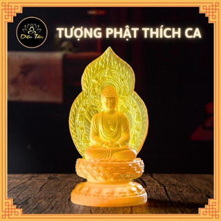 Tượng phật thích ca mâu ni tượng thích ca lưu ly 18cm mật tông trang trí ô tô đồ thờ cúng phong thủy - shop Diệu Tâm
