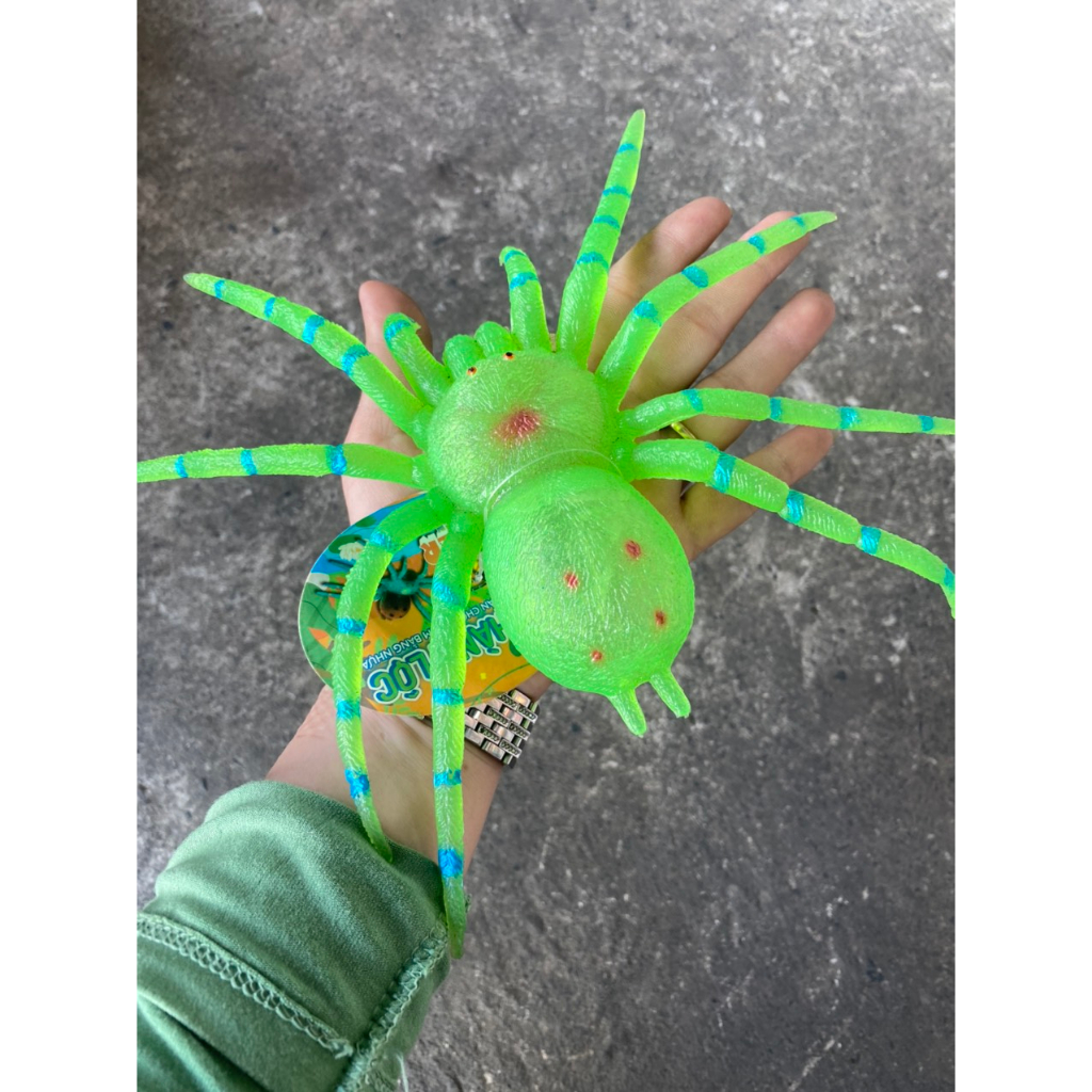 Mô Hình Con Nhện Giả Bóp Kêu Hàng Việt Nam,Đồ Chơi Halloween