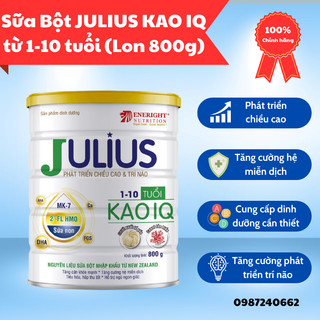 Sữa phát triển chiều cao, trí não - sữa bột julius kao iq lon 800g