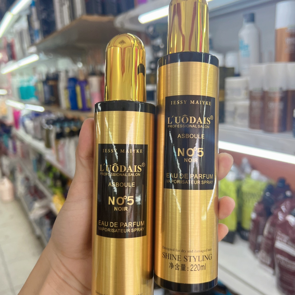 Xịt Dưỡng Tóc LUÔDAIS NO5 Hương Nước Hoa Pháp 220ml - Giúp tóc suôn mượt vào nếp