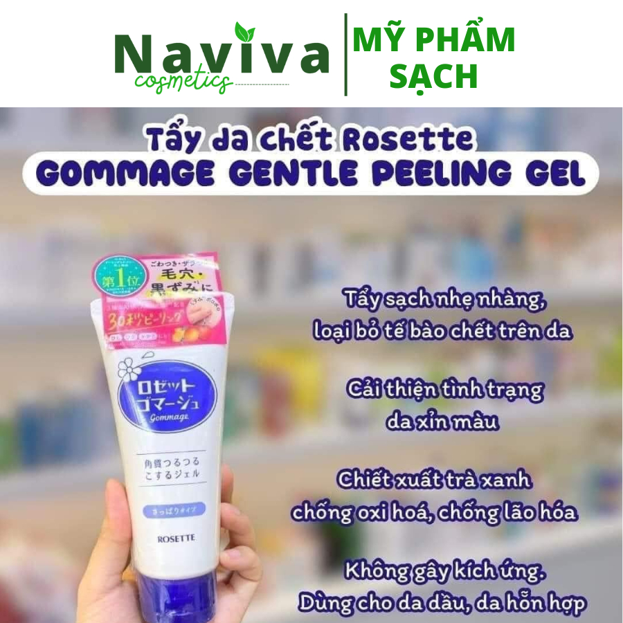 Tẩy da chết Rosette Peeling Gel, Tẩy da chết Rosette Nhật Bản