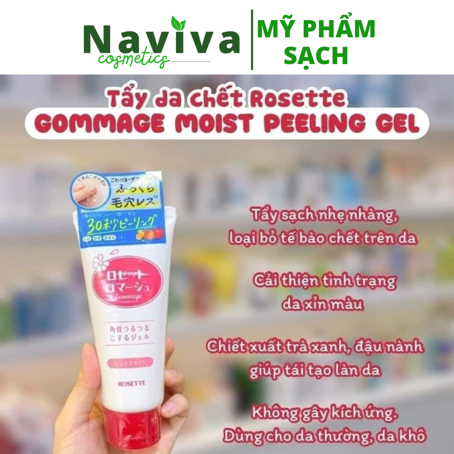 Tẩy da chết Rosette Peeling Gel, Tẩy da chết Rosette Nhật Bản