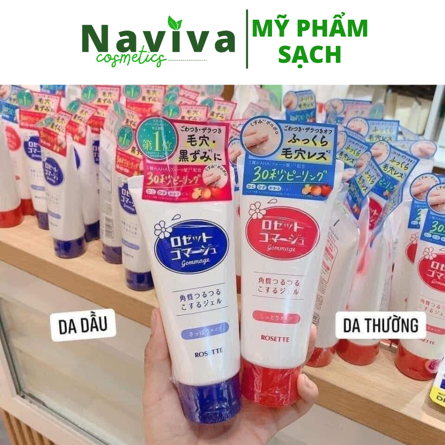 Tẩy da chết Rosette Peeling Gel, Tẩy da chết Rosette Nhật Bản