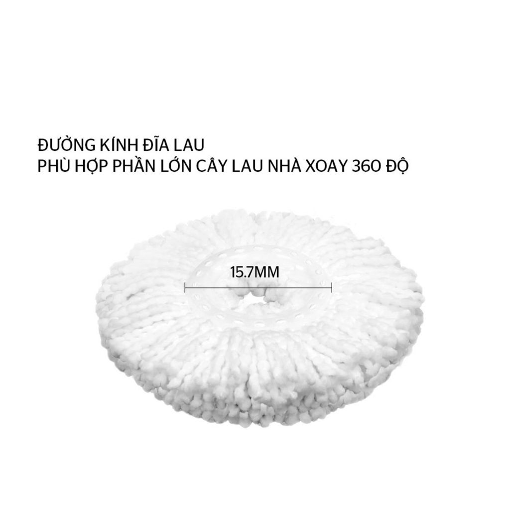 Bông lau nhà Sunhouse thế hệ mới KS-CO260S/CO350M xoay 360 độ thấm hút tốt ,vắt khô nhanh-KIMBAO