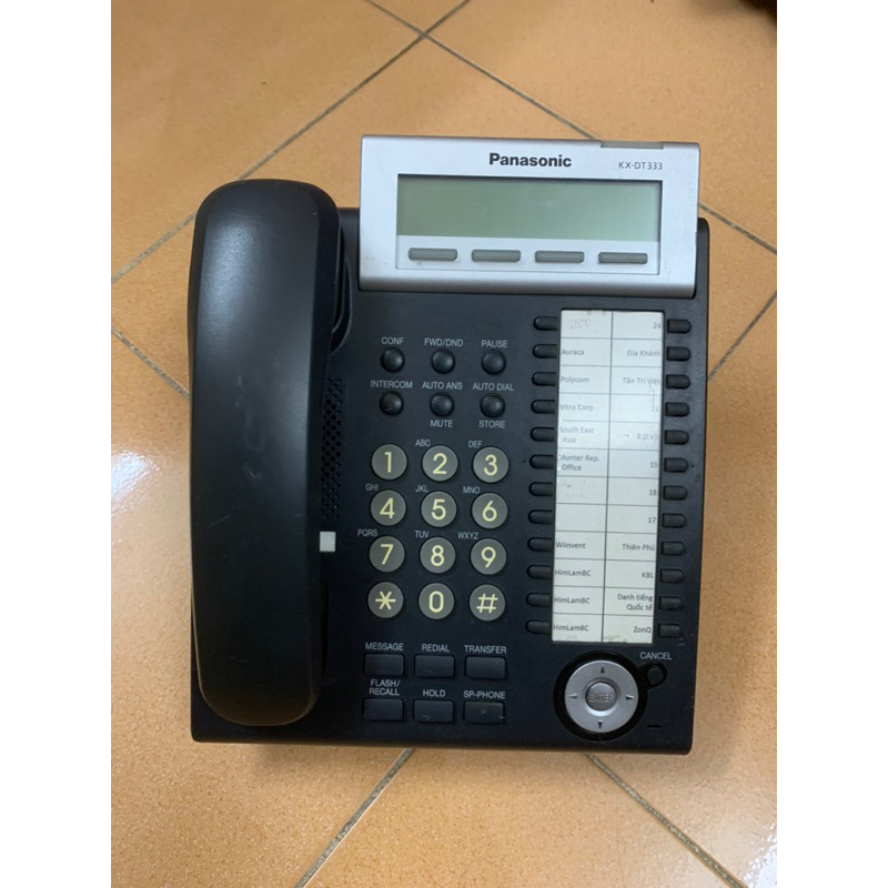 Panasonic KX-DT333 Điện Thoại Lập Trình.Lễ Tân