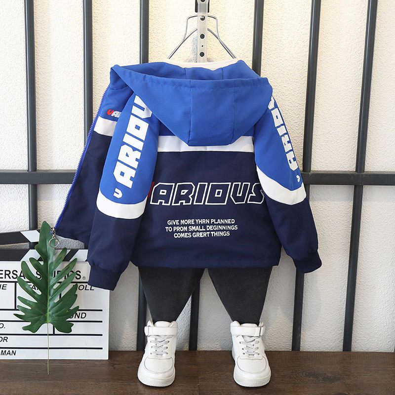 Áo khoác bé trai bé gái gió 2 lớp size