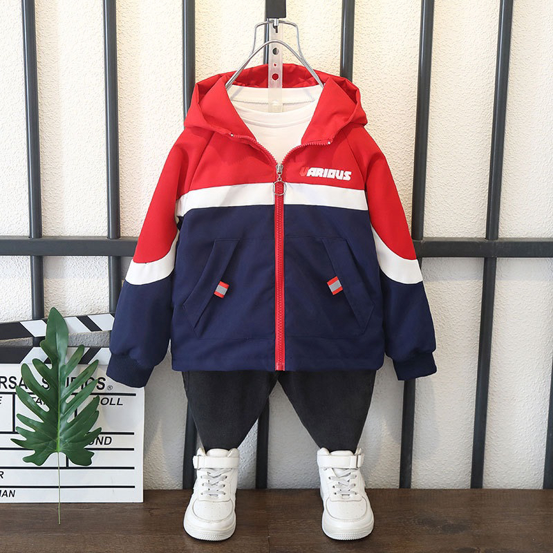 Áo khoác bé trai bé gái gió 2 lớp size