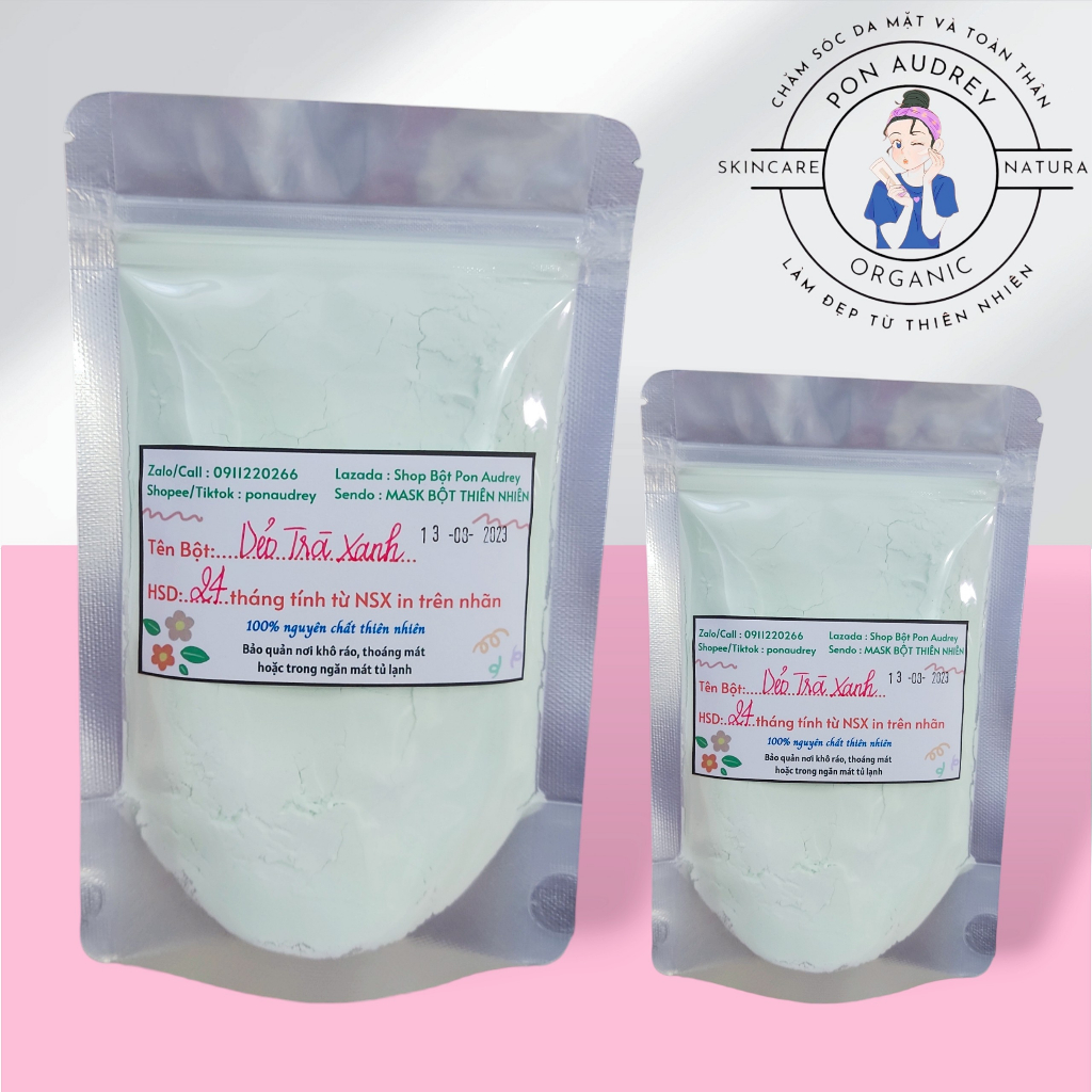 Mặt Nạ Dẻo Trà Xanh - Dẻo Cám Gạo Sữa