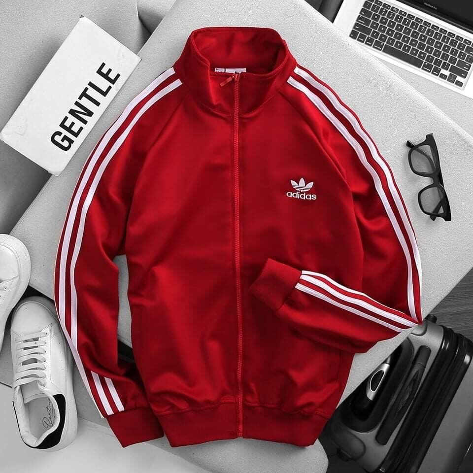 Áo nỉ khoá 3 sọc tay Logo ADI.das MOSSSHOPUNISEX