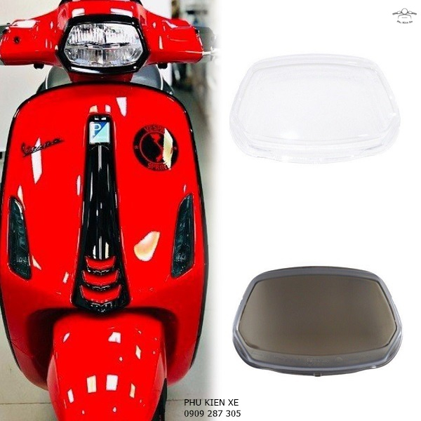 Mặt Kính Đèn Pha Cho Các Dòng Xe Máy Vespa Sprint Led 2 Tầng