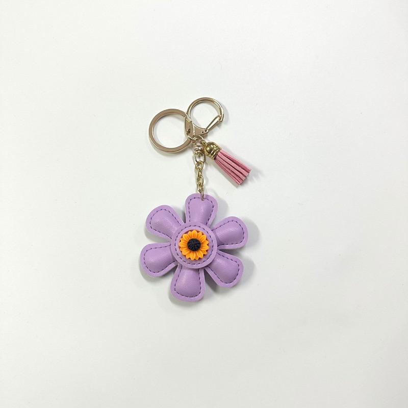 Phụ kiện charm hình bông hoa gắn túi xách