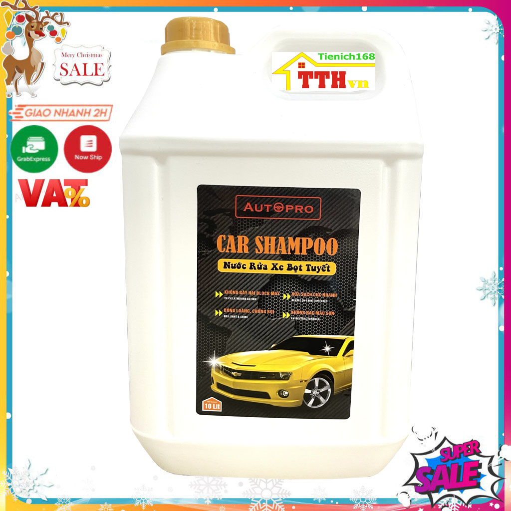 [SIÊU SẠCH] Nước rửa xe bọt tuyết chuyên dụng Car Shampoo 10L&5L cho ô tô xe