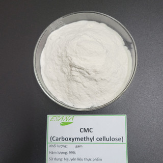 100g-200g Chất bột kết dính CMC dùng trong thực phẩm cho người và thức ăn cho cá