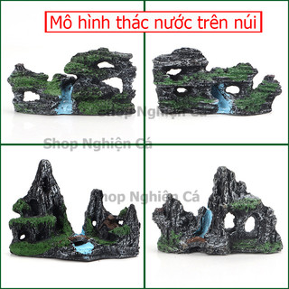 Mô Hình Núi, Thác Nước, Hòn Non Bộ Trang Trí Bể Cá Cảnh, Bể Thủy Sinh