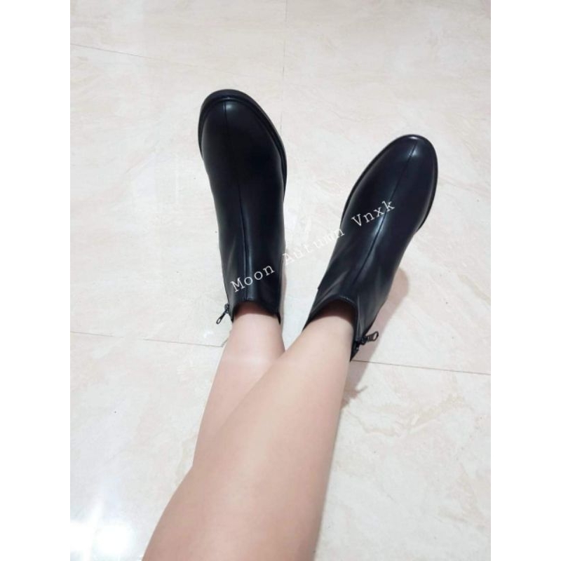Boot tiếp viên Hàng không Icardi da thật toàn bộ siêu mềm