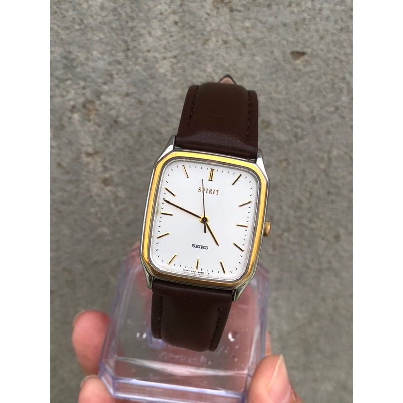 Đồng hồ NAM SEIKO SPIRIT TANK NHẬT HÀNG 2hand