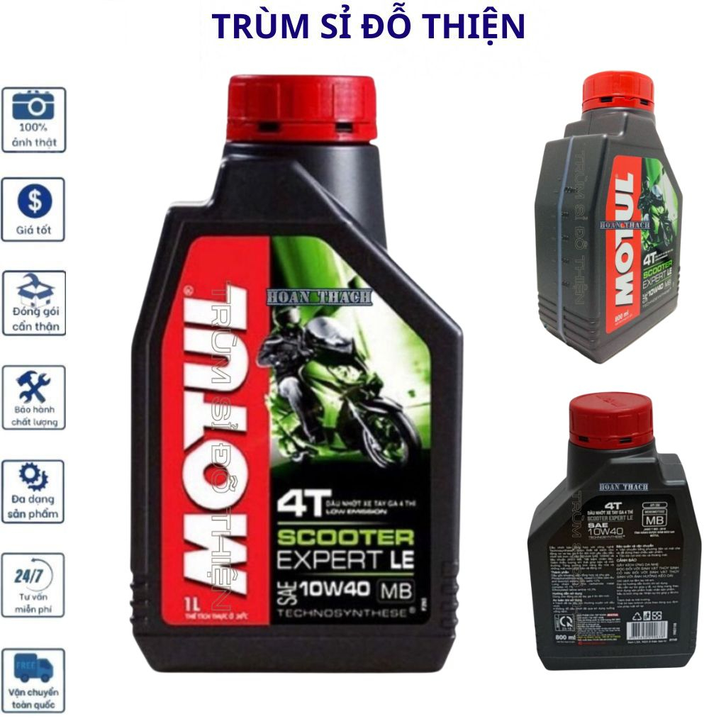 Nhớt Xe Tay Ga Motul Scooter Expert Le 10W40 HOANTHACH Trùm Sỉ Đỗ Thiện