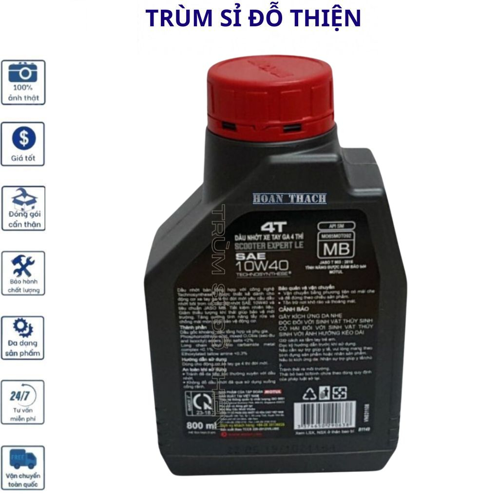 Nhớt Xe Tay Ga Motul Scooter Expert Le 10W40 HOANTHACH Trùm Sỉ Đỗ Thiện