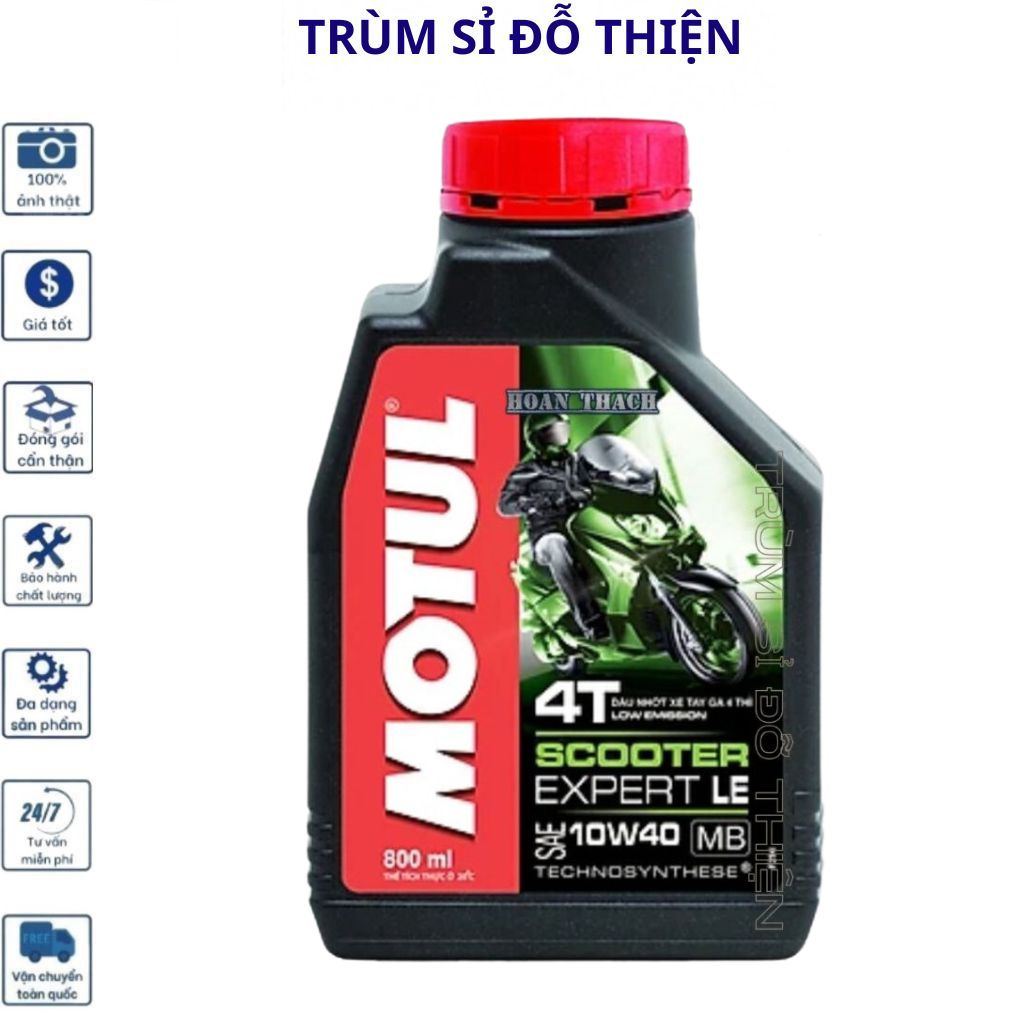 Nhớt Xe Tay Ga Motul Scooter Expert Le 10W40 HOANTHACH Trùm Sỉ Đỗ Thiện