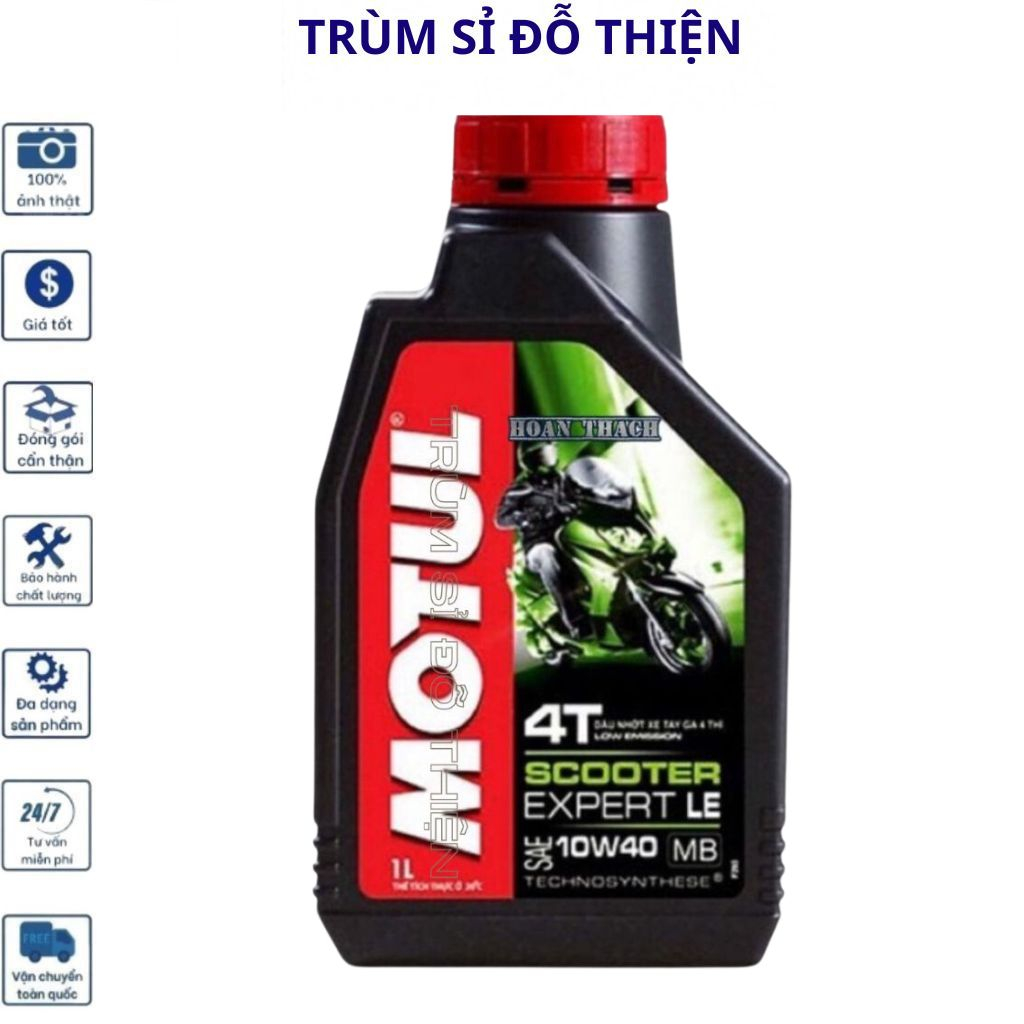 Nhớt Xe Tay Ga Motul Scooter Expert Le 10W40 HOANTHACH Trùm Sỉ Đỗ Thiện