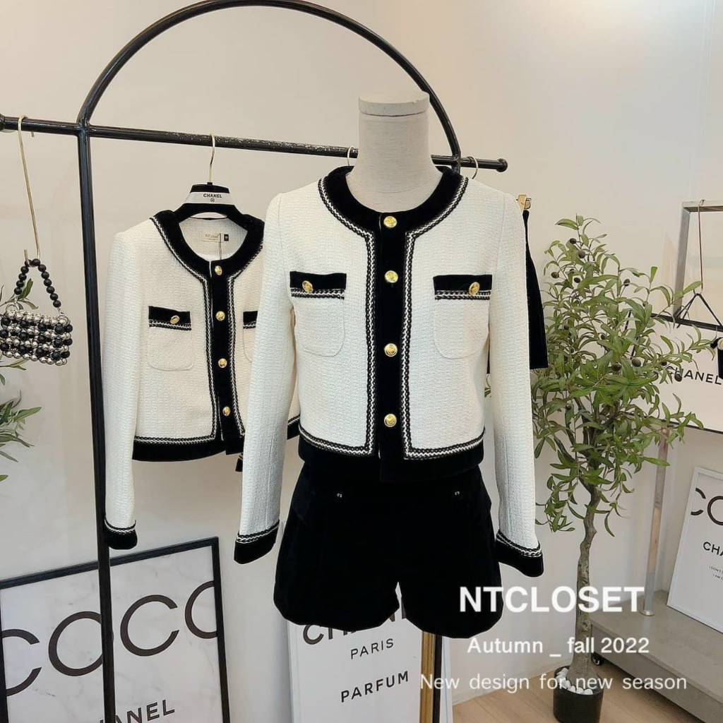 ÁO KHOÁC DẠ VEST CÚC ĐỒNG CỔ TÀU ĐỨNG FORM - ÁO VEST DẠ NỮ TIỂU THƯ THỜI TRANG TRẺ TRUNG