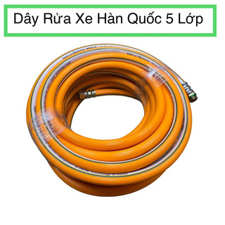 Dây rửa xe 5 lớp áp lực cao 50 mét - dây phun thuốc trừ sâu