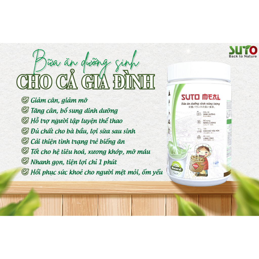 SUTO MEAL  - BỮA ĂN ĐƠN GIẢN TRÀN ĐẦY NĂNG LƯỢNG MỖI NGÀY