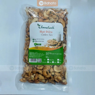 Hạt điều bể đã bóc vỏ lụa rang muối gói 500g