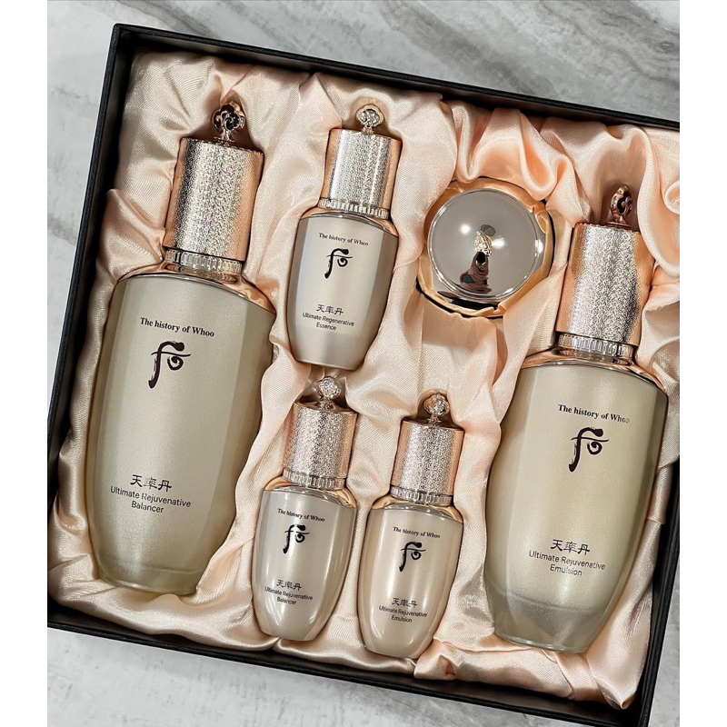 Chuẩn Auth date 2026 - Bộ set Hoa hồng Sữa dưỡng Whoo Cheonyuldan Ultimate Rejuvenating
