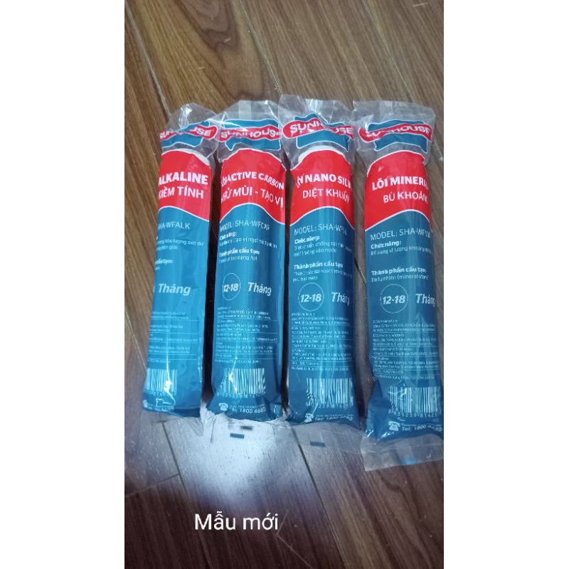 Combo lõi 4-8 SUNHOUSE lõi RO & bù khoáng