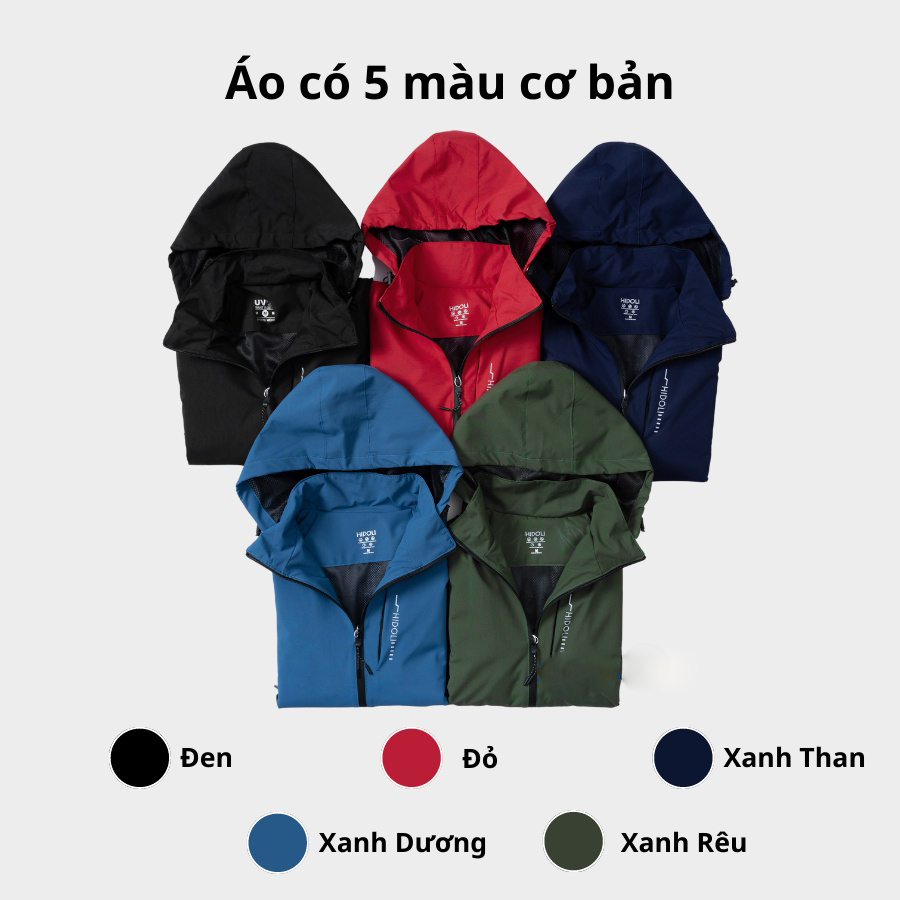 áo khoác nam 3 khóa DiHU mùa thu đông , áo khoác gió dù nam tráng bạc chống nước gió bụi và giữ ấm cơ thể mã 2022