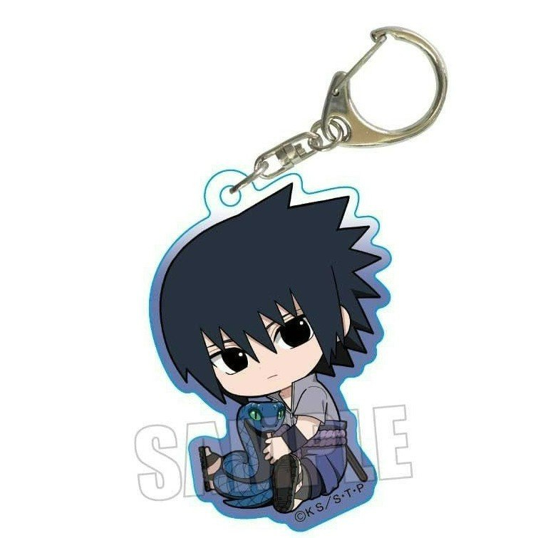 Móc khóa Naruto ver Ngồi ôm đồ anime quà tặng chibi mica xinh xắn arcylic dễ thương