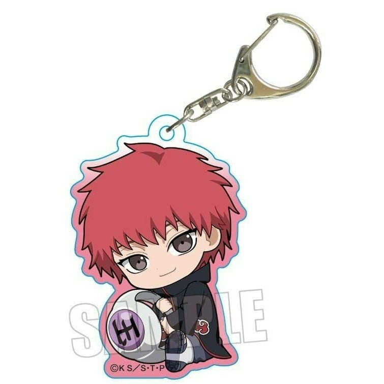 Móc khóa Naruto ver Ngồi ôm đồ anime quà tặng chibi mica xinh xắn arcylic dễ thương