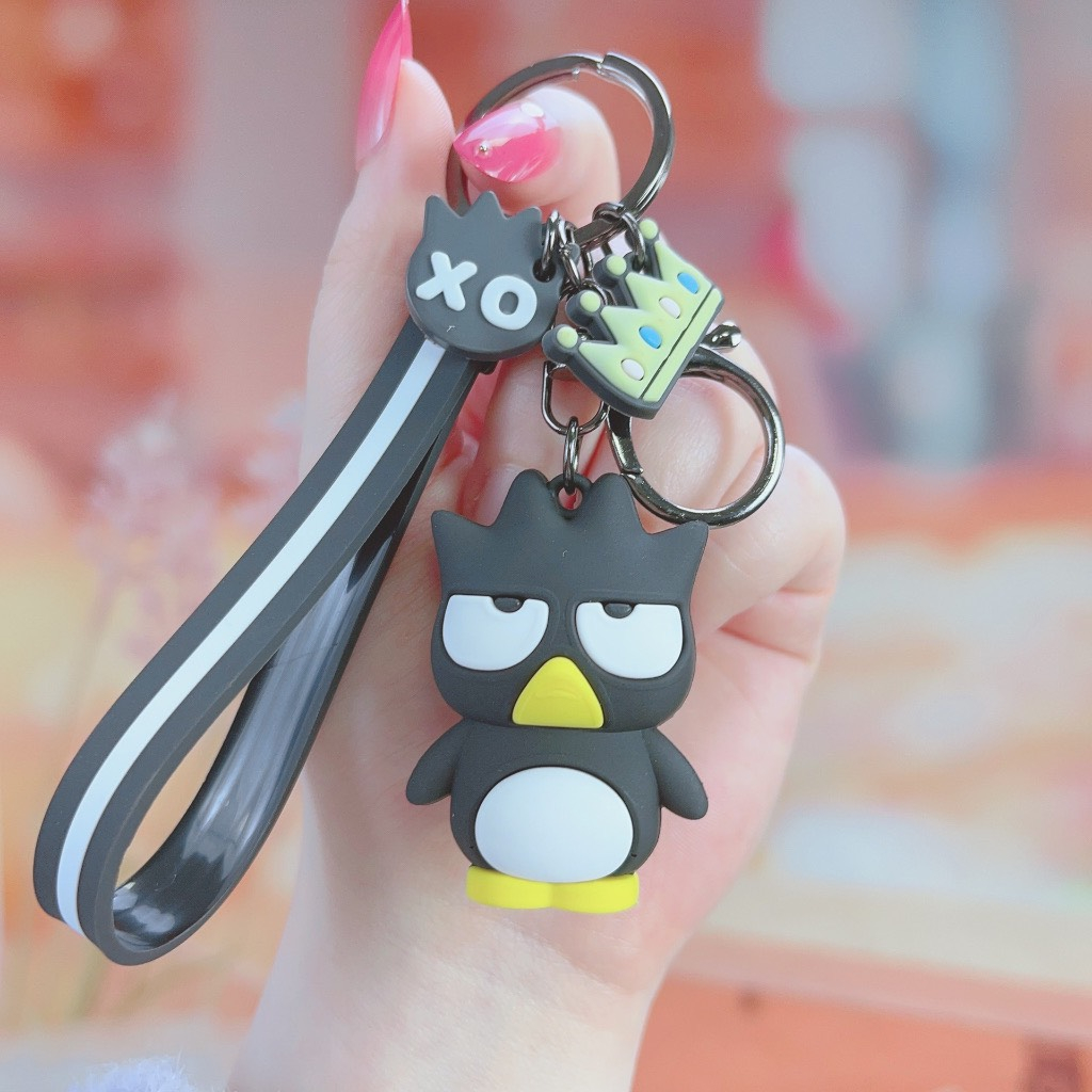 ❣️Móc Khóa Silicon Kèm Dây Tăng Cao Cấp ❣️ Móc Khóa may mắn Hình Thú Hoạt Hình Cute Dễ Thương