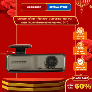 Camera Hành Trình WIFI DVR V8 Kết Nối Với Điện Thoại Và Màn Hình Android Ô Tô
