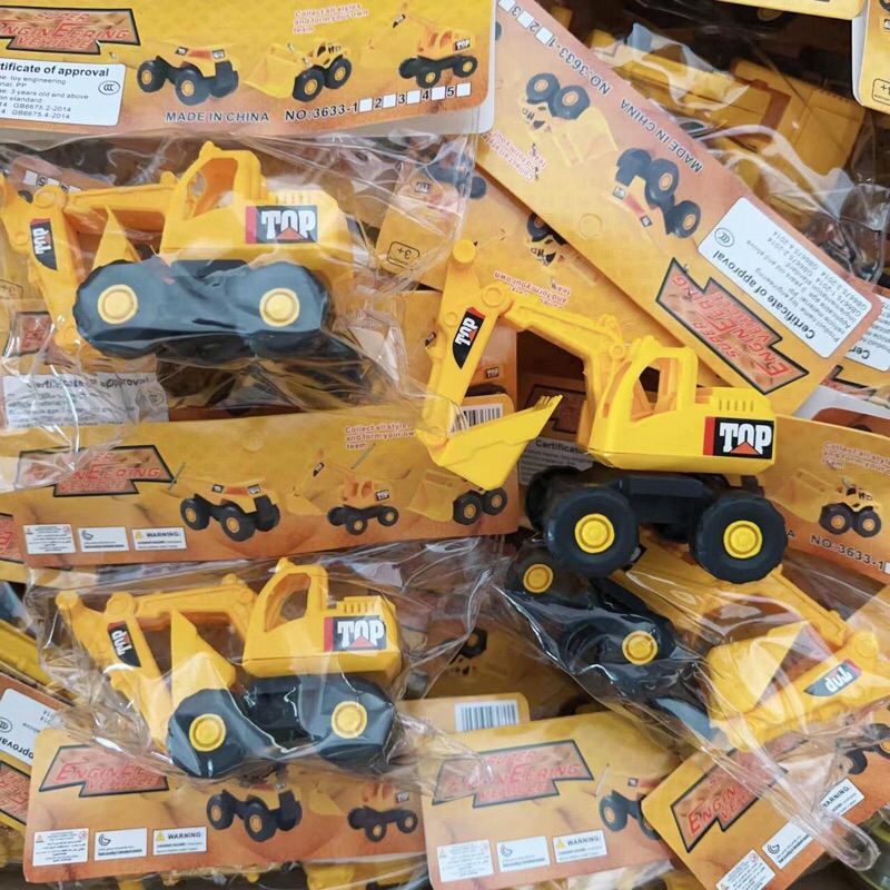 Đồ chơi xe ô tô các loại xe xúc xe cảnh sát mô hình cho bé