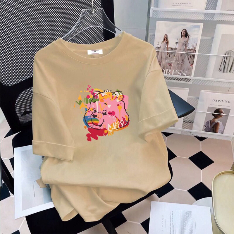 Áo phông nữ , áo thun nữ xinh kiểu dáng hàn quốc chất liệu cotton co giãn bốn chiều mềm mại thoải mái khi mặc hàng ngày