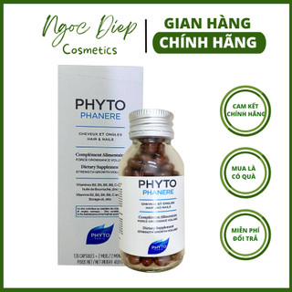  Viên uống PHYTO Phanere hỗ trợ mọc tóc dưỡng móng - hộp 120v Phytophanere - Ngọc Diệp cosmetics 