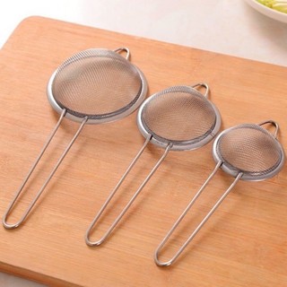 Rây lọc cháo, rây bột, lọc bã inox loại đẹp chắc chắn