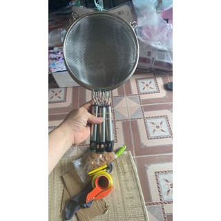 Rây lọc thực phẩm 2 lớp lưới inox