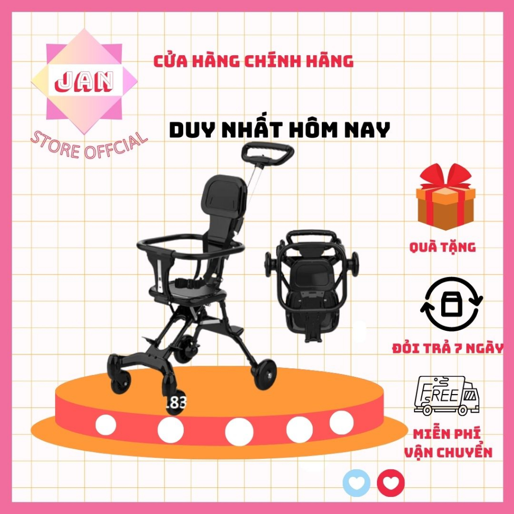 Đẩy Gấp Gọn,Xe Đi Siêu Thị, Du Lịch Cho Bé