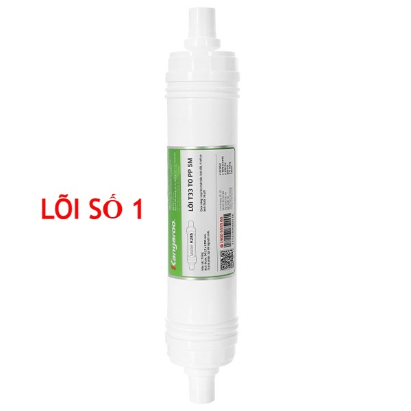 Bộ Lõi Lọc Nước Đúc 123 Kangaroo - Model Dùng : KG100HK, KA10A4, KG10A5, KG100ES, KG100ES1, KG10A6S