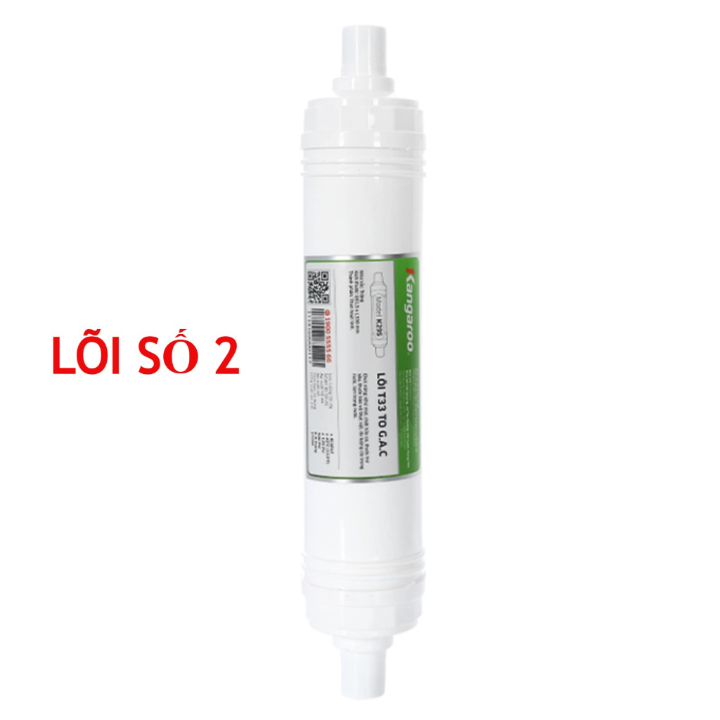 Bộ Lõi Lọc Nước Đúc 123 Kangaroo - Model Dùng : KG100HK, KA10A4, KG10A5, KG100ES, KG100ES1, KG10A6S