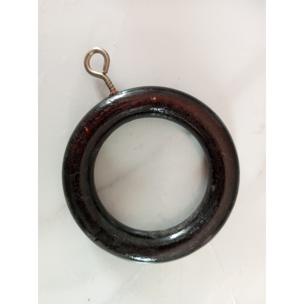 Thanh lý Combo 10 Khoen May Rèm Cửa Bằng Gỗ Căm Xe mới 90%