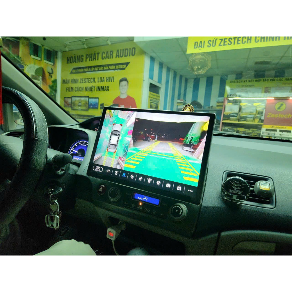 Màn Hình DVD Android Ô Tô 12,9 Inch Hàng Chính Hãng Cao Cấp Bảo Hành Lên Đến 24 Tháng