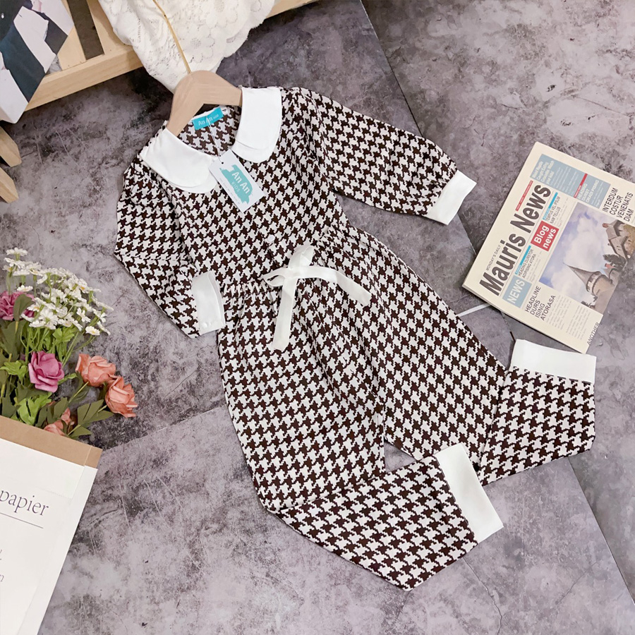 Đồ Bộ Bé Gái Mặc Nhà dài tay cao cấp Pijama - Lụa Cao Cấp Cho Bé