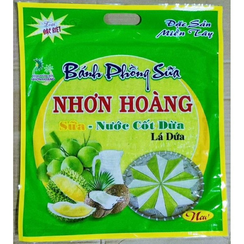 BÁNH TRÁNG SỮA SẦU RIÊNG NƯỚC CỐT DỪA NHƠN HOÀNG 220gr,400gr