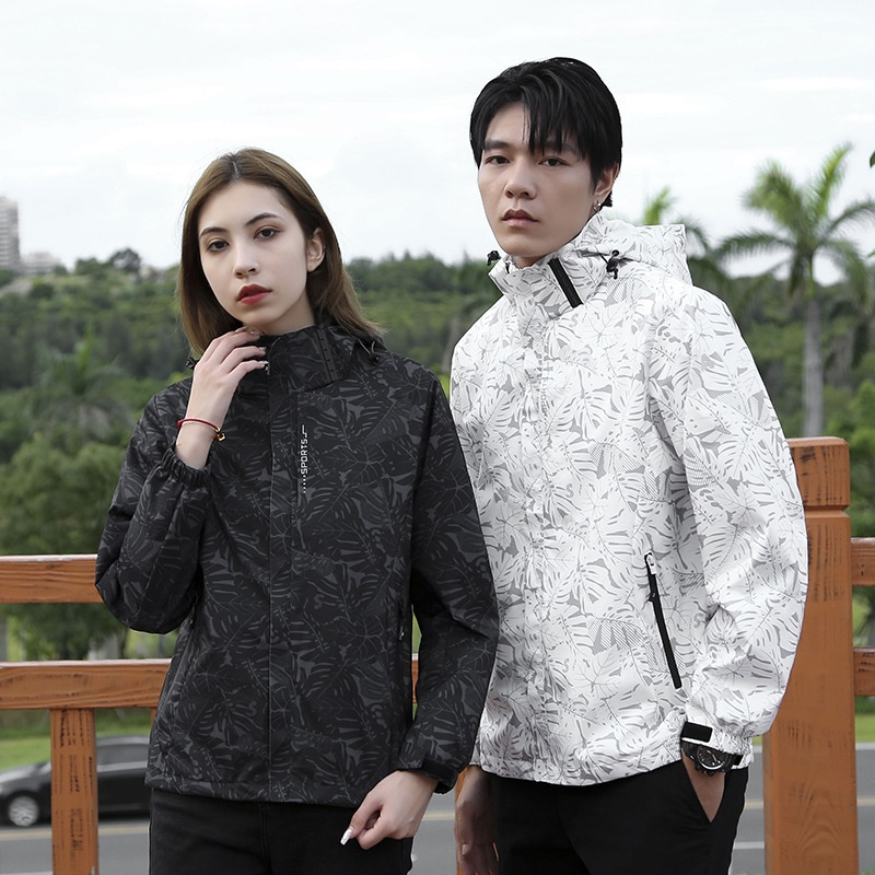 Áo gió nam nữ, Áo khoác gió IN HOẠ TIẾT chống nước, chống gió - Hinu Official