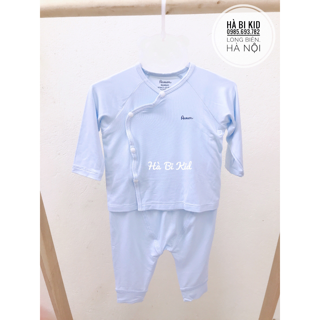 Bộ quần áo AVALER sơ sinh dài tay chất liệu sợi tre cho bé trai bé gái nhiều màu